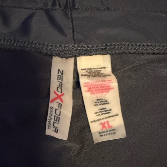 Women’s ZeroXposur Black Athletic Shorts with Drawstring UPF 30 - Picture 2 of 7